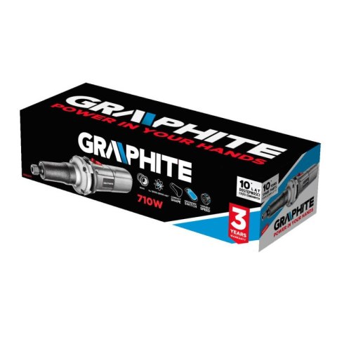 SZLIFIERKA PROSTA 710W, 12000-28000 MIN⁻¹ 59G071 GRAPHITE SZLIFIERKA PROSTA 710W, 12000-28000 MIN⁻¹ 59G071 GRAPHITE