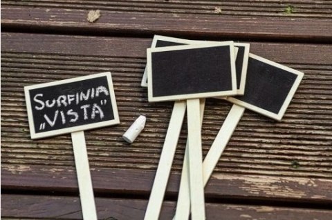 VERTO 15G460 TABLICZKI SADOWNICZE ETYKIETY ZNACZNIKI DO OPISU ROŚLIN 5SZT