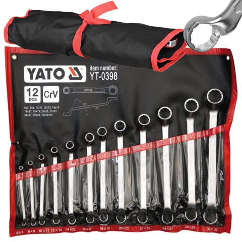 YT-0398 KLUCZE OCZK-ODGIĘTE 6-32MM 12 SZT. YATO YT-0398 KLUCZE OCZK-ODGIĘTE 6-32MM 12 SZT. YATO