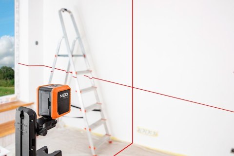 75-100 LASER KRZYŻOWY 10 M, Z ETUI I UCHWYTEM MAGNETYCZNYM NEO TOOLS 75-100 LASER KRZYŻOWY 10 M, Z ETUI I UCHWYTEM MAGNETYCZNYM NEO TOOLS