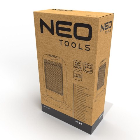 90-114 HALOGENOWY PROMIENNIK PODCZERWIENI 400/800/1200W NEO TOOLS