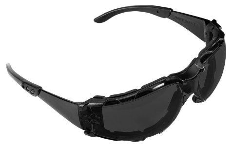 97-522 OKULARY OCHRONNE Z WKŁADKĄ PIANKOWĄ, PRZYCIEMNIANE SOCZEWKI, KLASA ODPORNOSCI FT NEO TOOLS