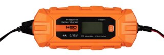11-891-1 PROSTOWNIK AUTOMATYCZNY 4A/70W, 3-120AH, DO AKUMULATORÓW KWASOWYCH/AGM/GEL NEO TOOLS