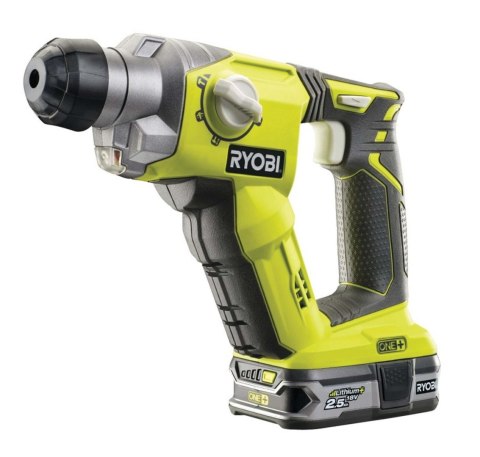 R18SDS-125S RYOBI MŁOTOWIERTARKA AKUMULATOROWA SDS+ 18V ONE+ 1.3J 1x2.5Ah TORBA R18SDS-125S RYOBI MŁOTOWIERTARKA AKUMULATOROWA SDS+ 18V ONE+ 1.3J 1x2.5Ah TORBA