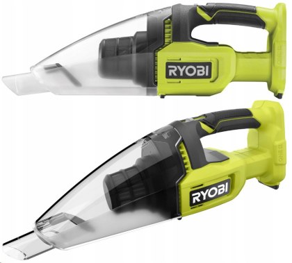 Odkurzacz ręczny bezprzewodowy akumulatorowy bezworkowy na baterie do sprzątania RYOBI RHV18-0