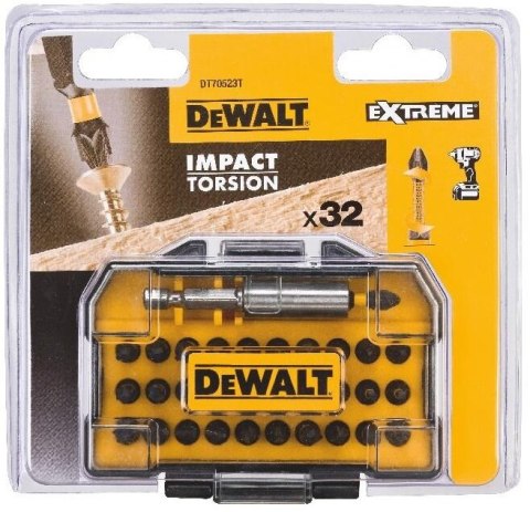 DT70523T-QZ Zestaw bitów udarowych DEWALT