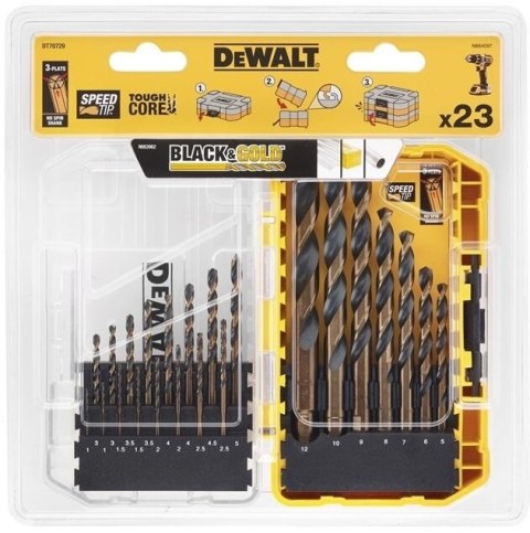 DT70729-QZ Zestaw wierteł DEWALT DT70729-QZ Zestaw wierteł DEWALT