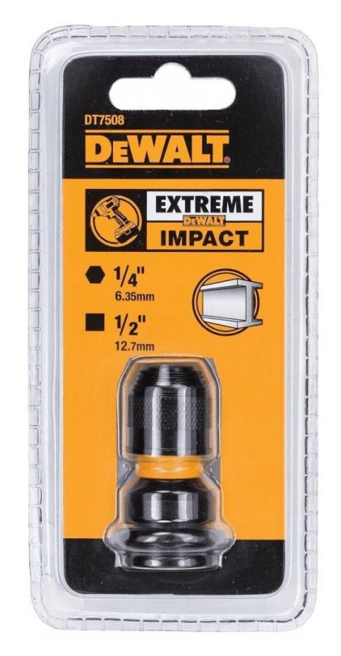 ADAPTER DO ZAKRĘTARKI PRZEJŚCIOWKA REDUKCJA KLUCZY UDAROWYCH EXTREME DEWALT DT7508-QZ ADAPTER DO ZAKRĘTARKI PRZEJŚCIOWKA REDUKCJA KLUCZY UDAROWYCH EXTREME DEWALT DT7508-QZ