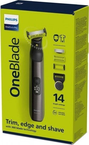 Golarka maszynka Philips OneBlade Pro męska regulowany trymer golenie na mokro i sucho 360 QP6551/17