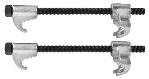 Ściągacze do sprężyn 300 mm 2 sztuki – solidne stalowe do zawieszenia gwint M12 NEO TOOLS 11-808