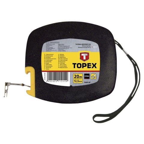 28C412 TAŚMA MIERNICZA STALOWA 20 M X 12.5 MM TOPEX 28C412 TAŚMA MIERNICZA STALOWA 20 M X 12.5 MM TOPEX