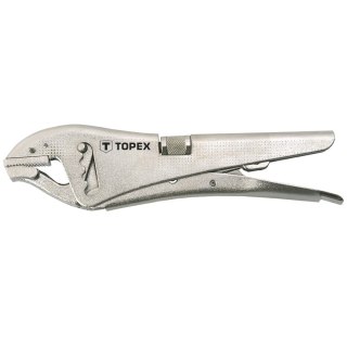 32D456 SZCZYPCE ZACISKOWE UNIWERSALNE 225 MM, PROSTE SZCZĘKI TOPEX
