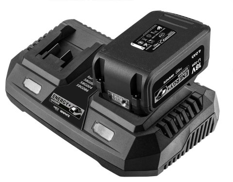 58GE134 ZESTAW ENERGY+: 2X AKUMULATOR 4AH Z ŁADOWARKĄ PODWÓJNĄ GRAPHITE 58GE134 ZESTAW ENERGY+: 2X AKUMULATOR 4AH Z ŁADOWARKĄ PODWÓJNĄ GRAPHITE