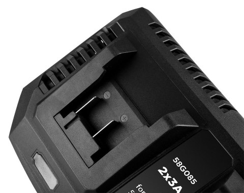 58GE134 ZESTAW ENERGY+: 2X AKUMULATOR 4AH Z ŁADOWARKĄ PODWÓJNĄ GRAPHITE 58GE134 ZESTAW ENERGY+: 2X AKUMULATOR 4AH Z ŁADOWARKĄ PODWÓJNĄ GRAPHITE