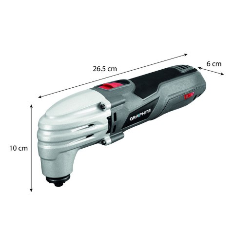 59G023 URZĄDZENIE WIELOFUNKCYJNE 250W, ILOŚĆ OSCYLACJI 15000-21000 MIN⁻¹, WALIZKA Graphite 59G023 URZĄDZENIE WIELOFUNKCYJNE 250W, ILOŚĆ OSCYLACJI 15000-21000 MIN⁻¹, WALIZKA Graphite