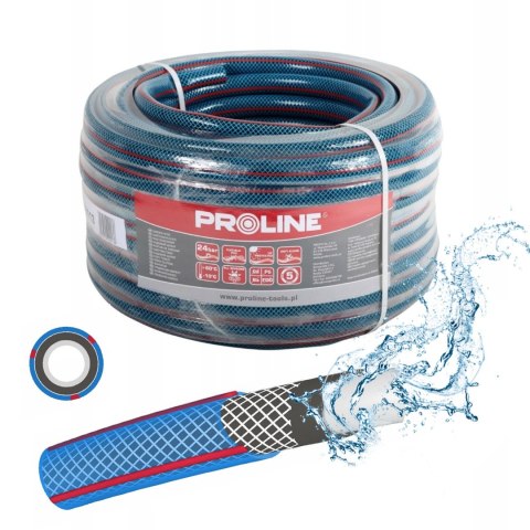 99415 Wąż ogrodowy ½" rolka 50 m 4 warstwowy Proline
