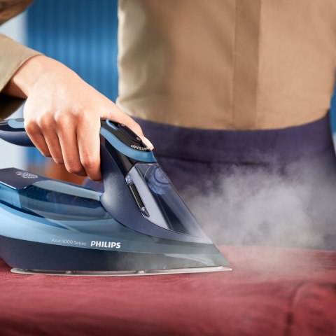 Żelazko 3000 W para 260g SteamGlide Elite auto-off szybkie nagrzewanie skuteczne prasowanie Philips DST8020/20 Żelazko 3000 W para 260g SteamGlide Elite auto-off szybkie nagrzewanie skuteczne prasowanie Philips DST8020/20