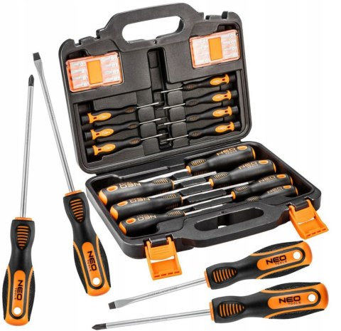 04-209 ZESTAW WKRĘTAKÓW I KOŃCÓWEK WKRĘTAKOWYCH, 30 SZT. NEO TOOLS