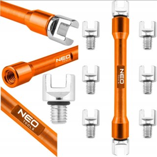 10-508 ZESTAW KLUCZY DO SZPRYCH MOTOCYKLOWYCH 9 SZT. NEO TOOLS