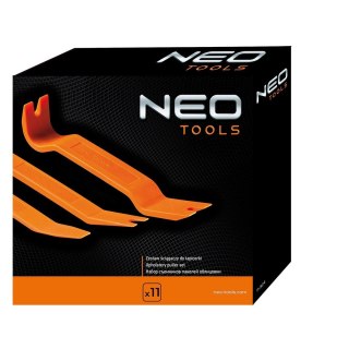 11-824 ZESTAW ŚCIĄGACZY DO TAPICERKI, 11 SZT. NEO TOOLS