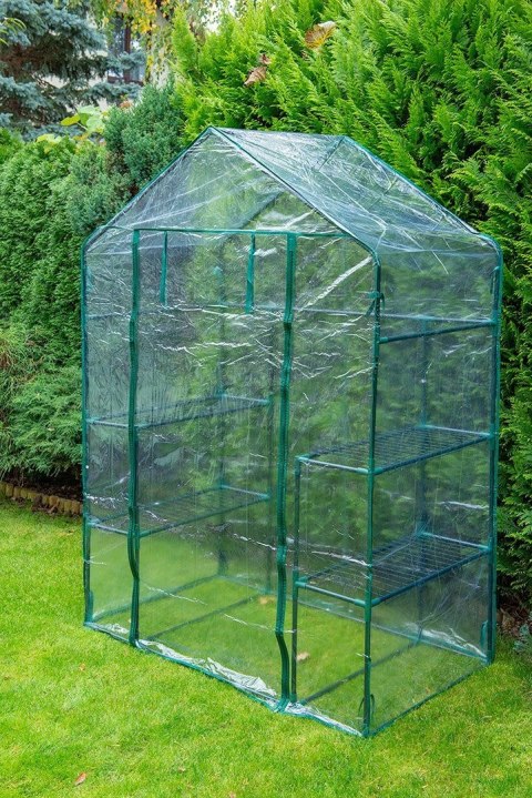 15-902 SZKLARNIA 143 X 73 X 195 CM, FOLIA PVC, METALOWA KONSTRUKCJA NEO TOOLS