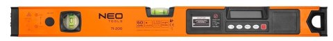 71-200 POZIOMNICA Z WYŚWIETLACZEM ELEKTRONICZNYM 60 CM NEO 71-200 POZIOMNICA Z WYŚWIETLACZEM ELEKTRONICZNYM 60 CM NEO