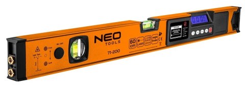 71-200 POZIOMNICA Z WYŚWIETLACZEM ELEKTRONICZNYM 60 CM NEO 71-200 POZIOMNICA Z WYŚWIETLACZEM ELEKTRONICZNYM 60 CM NEO