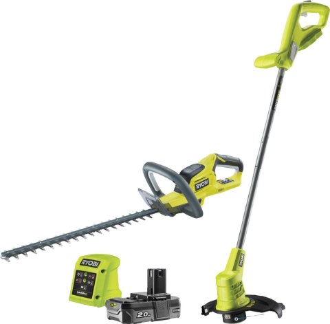 RHT1845LT25M20 Zestaw 2 elektronarzędzi ogrodowych, Nożyce do żywopłotu, Podkaszarka 18V Ryobi RHT1845LT25M20 Zestaw 2 elektronarzędzi ogrodowych, Nożyce do żywopłotu, Podkaszarka 18V Ryobi