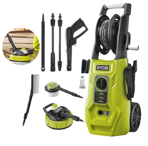 RYOBI MYJKA CIŚNIENIOWA 140bar 1800W RY140PWA