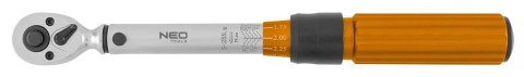 08-845 ZESTAW KLUCZY DYNAMOMETRYCZNYCH DWUKIERUNKOWYCH 1/4", 3/8", 1/2" 3 SZT. NEO TOOLS