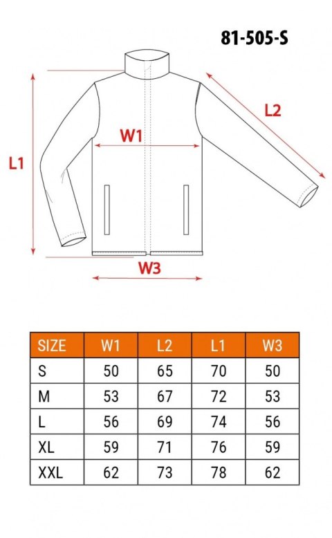 81-505-M BLUZA POLAROWA WZMACNIANA CAMO, ROZMIAR M NEO TOOLS 81-505-M BLUZA POLAROWA WZMACNIANA CAMO, ROZMIAR M NEO TOOLS