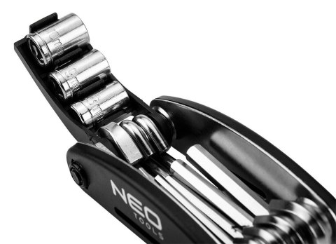 NAPRAWCZY ZESTAW SERWISOWY WIELOFUNKCYJNY NARZĘDZIOWY ROWEROWY MULTITOOL NEO TOOLS 91-013