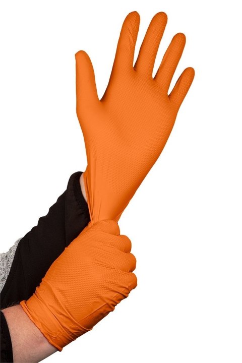 97-690-XL RĘKAWICZKI NITRYLOWE, POMARAŃCZOWE, 50 SZTUK, ROZMIAR XL NEO TOOLS 97-690-XL RĘKAWICZKI NITRYLOWE, POMARAŃCZOWE, 50 SZTUK, ROZMIAR XL NEO TOOLS