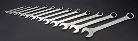 KLUCZE ZESTAW PŁASKO-OCZKOWE WARSZTATOWE DO GARAŻU 6-22 MM ZESTAW 12 SZTUK NEO TOOLS 09-752