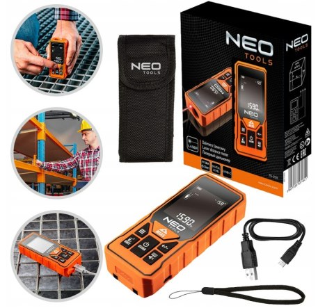 75-201 DALMIERZ LASEROWY, ZASIĘG 0.2- 60 M NEO TOOLS
