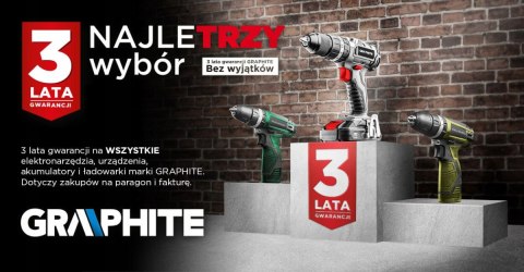 59G187 GRAPHITE SZLIFIERKA KĄTOWA 900W, TARCZA 125 X 22.2 MM, OBROTY 3000-12000 MIN⁻¹ 59G187 GRAPHITE SZLIFIERKA KĄTOWA 900W, TARCZA 125 X 22.2 MM, OBROTY 3000-12000 MIN⁻¹