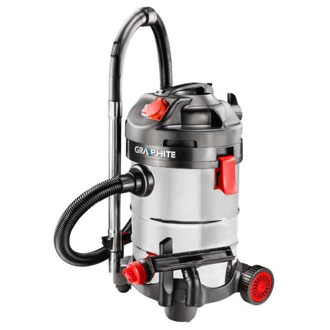59G607 GRAPHITE ODKURZACZ WARSZTATOWY 1500W, ZBIORNIK 30L 59G607 GRAPHITE ODKURZACZ WARSZTATOWY 1500W, ZBIORNIK 30L