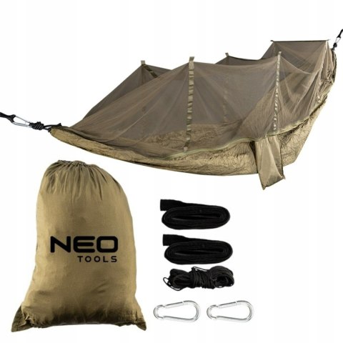 63-123 HAMAK Z MOSKITIERĄ 330 X 140 CM ZESTAW NEO TOOLS 63-123 HAMAK Z MOSKITIERĄ 330 X 140 CM ZESTAW NEO TOOLS