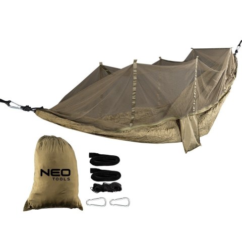 63-123 HAMAK Z MOSKITIERĄ 330 X 140 CM ZESTAW NEO TOOLS 63-123 HAMAK Z MOSKITIERĄ 330 X 140 CM ZESTAW NEO TOOLS