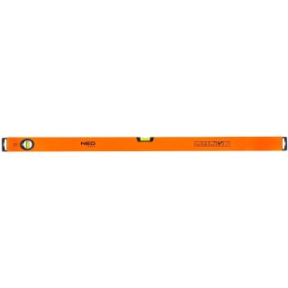 71-084 POZIOMNICA ALUMINIOWA, 2 LIBELLE, FREZOWANA DOLNA POWIERZCHNIA, 100 CM NEO TOOLS