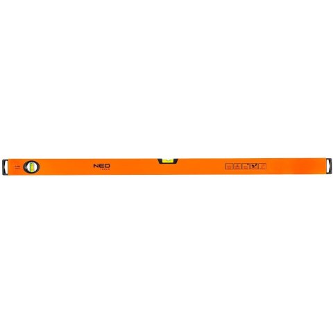 71-084 POZIOMNICA ALUMINIOWA, 2 LIBELLE, FREZOWANA DOLNA POWIERZCHNIA, 100 CM NEO TOOLS