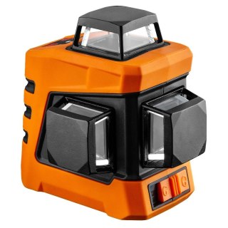 75-103 LASER PŁASZCZYZNOWY 15 M 3D, CZERWONY, 360° W TRZECH PŁASZCZYZNACH, Z ETUI I UCHWYTEM MAGNETYCZNYM NEO TOOLS