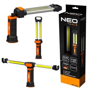 99-066 LAMPA WARSZTATOWA AKUMULATOROWA 500 LM COB LED NEO TOOLS
