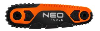 KLUCZE TORX Z UCHWYTEM T9 T10 T15 T20 T25 T27 T30 T40 NEO TOOLS 09-573