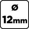 Fazownik Hex pogłębiacz frez wiertło do drewna metalu 12 mm GRAPHITE 54T420
