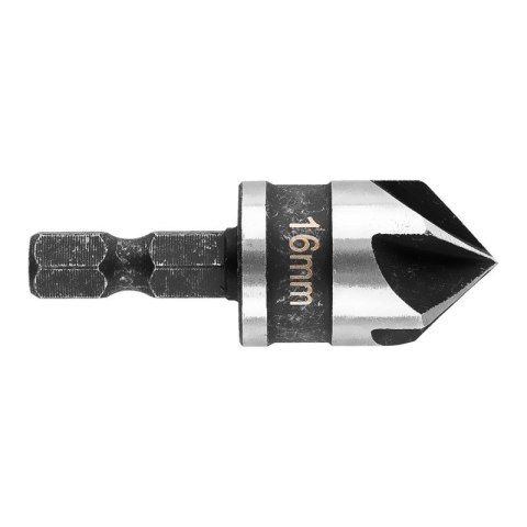 Fazownik Hex pogłębiacz frez wiertło do drewna metalu 16 mm GRAPHITE 54T421 Fazownik Hex pogłębiacz frez wiertło do drewna metalu 16 mm GRAPHITE 54T421