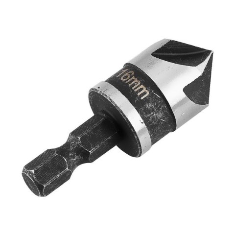 Fazownik Hex pogłębiacz frez wiertło do drewna metalu 16 mm GRAPHITE 54T421 Fazownik Hex pogłębiacz frez wiertło do drewna metalu 16 mm GRAPHITE 54T421