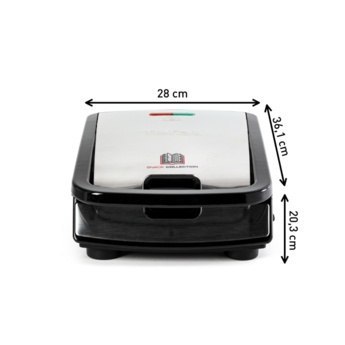 Opiekacz Tefal snack collection SW852D12 z dwoma wymiennymi kompletami płyt w zestawie