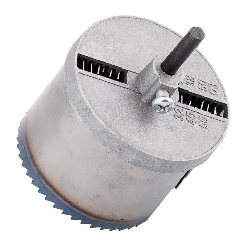 Otwornica do drewna 26 - 63 mm, h 50 mm zęby hartowane, zestaw 7 szt 56T752