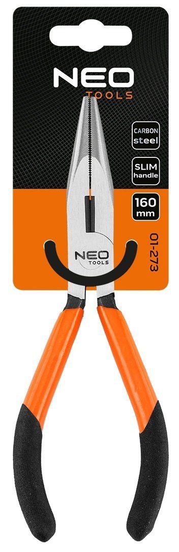 Szczypce wydłużone proste 160 mm 01-273 Szczypce wydłużone proste 160 mm 01-273